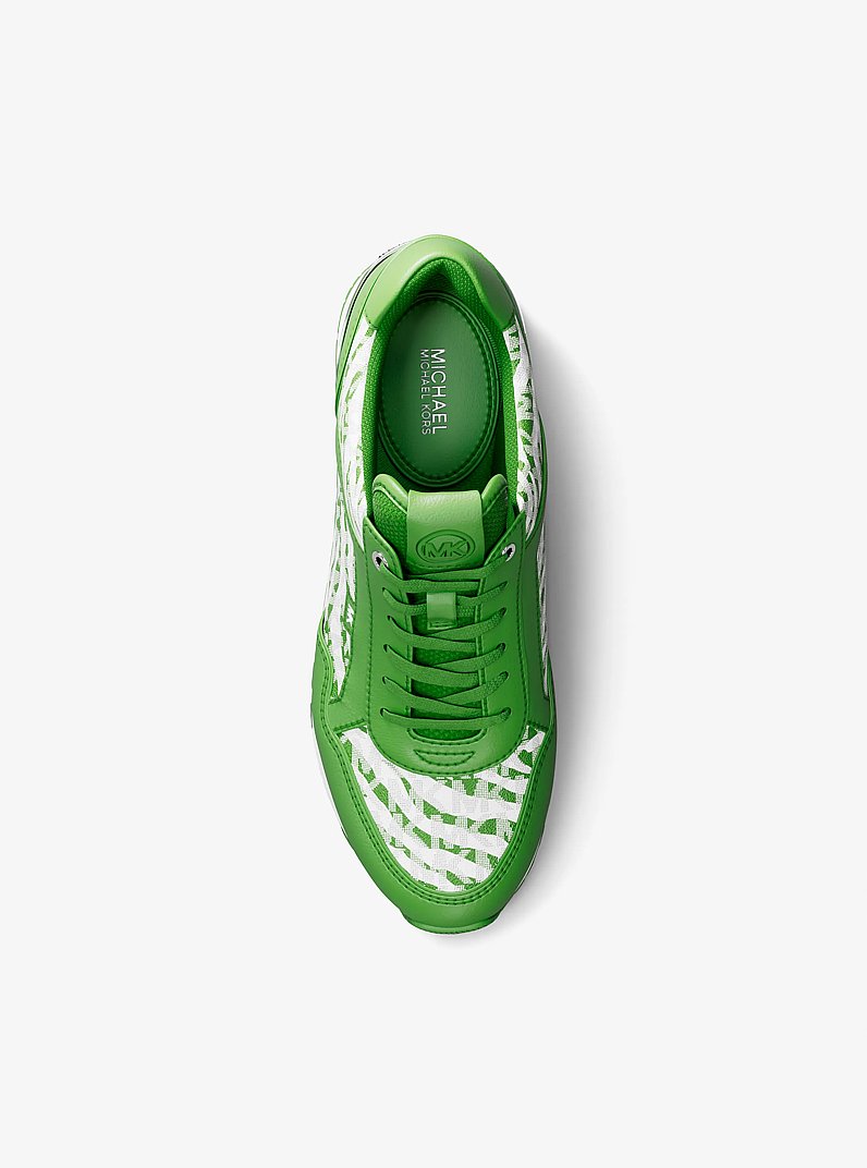 Zapatilla Maddy con logotipo de la marca y estampado de cebra in JUNGLE | Michael Kors