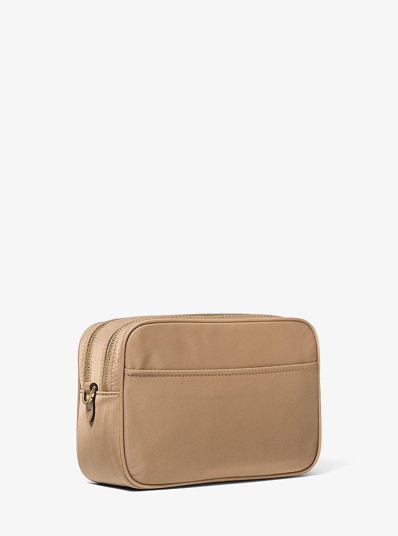 Bryant Medium Nylon Camera Crossbody Bag in HUSK | Michael Kors