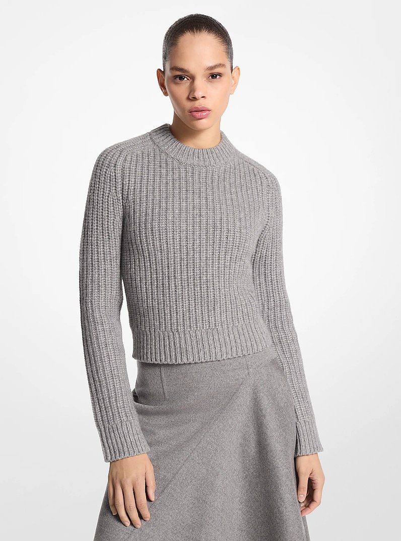Cashmere Sweater in BANKER GREY | Michael Kors