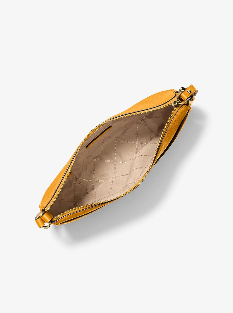 Dover Medium Pebbled Leather Crossbody Bag in GOLDEN ROD | Michael Kors