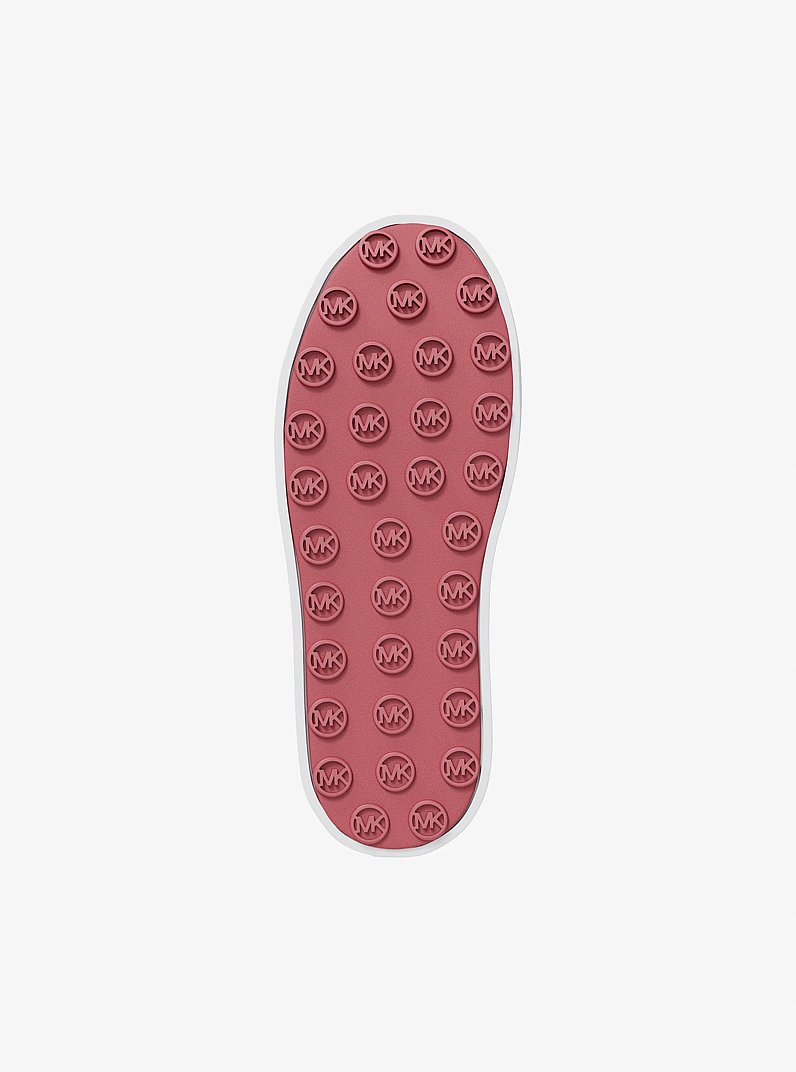 Romey Printed Signature Logo Platform Sneaker in HIBISCUS MULTI | Michael Kors