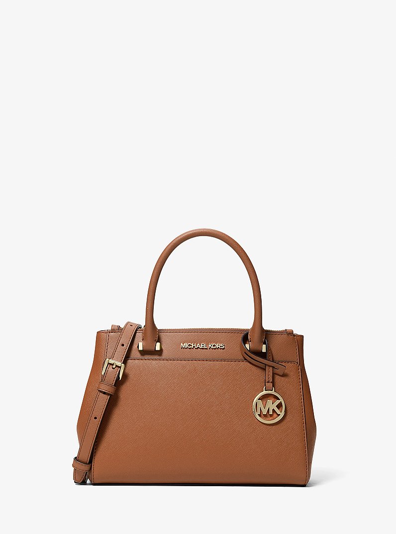 Petit sac Gibson en cuir saffiano in VALISE | Michael Kors