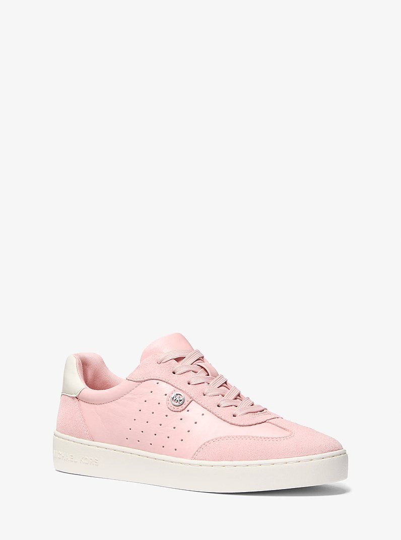 Scotty Leather Sneaker in SMOKEY ROSE | Michael Kors