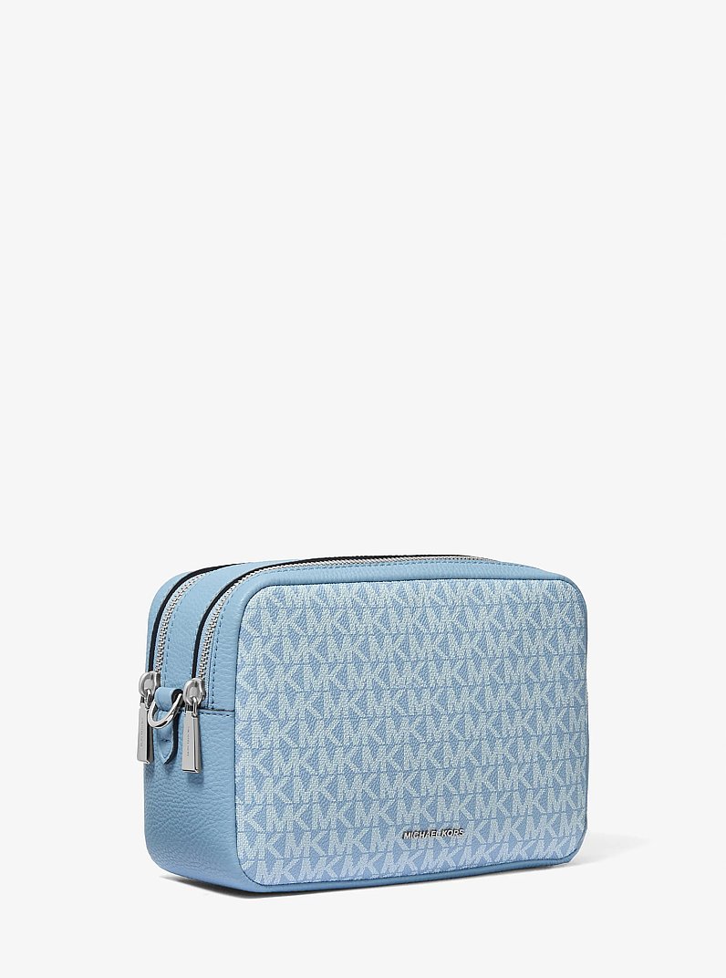 Bryant Medium Signature Logo Camera Crossbody Bag in CHAMBRAY | Michael Kors