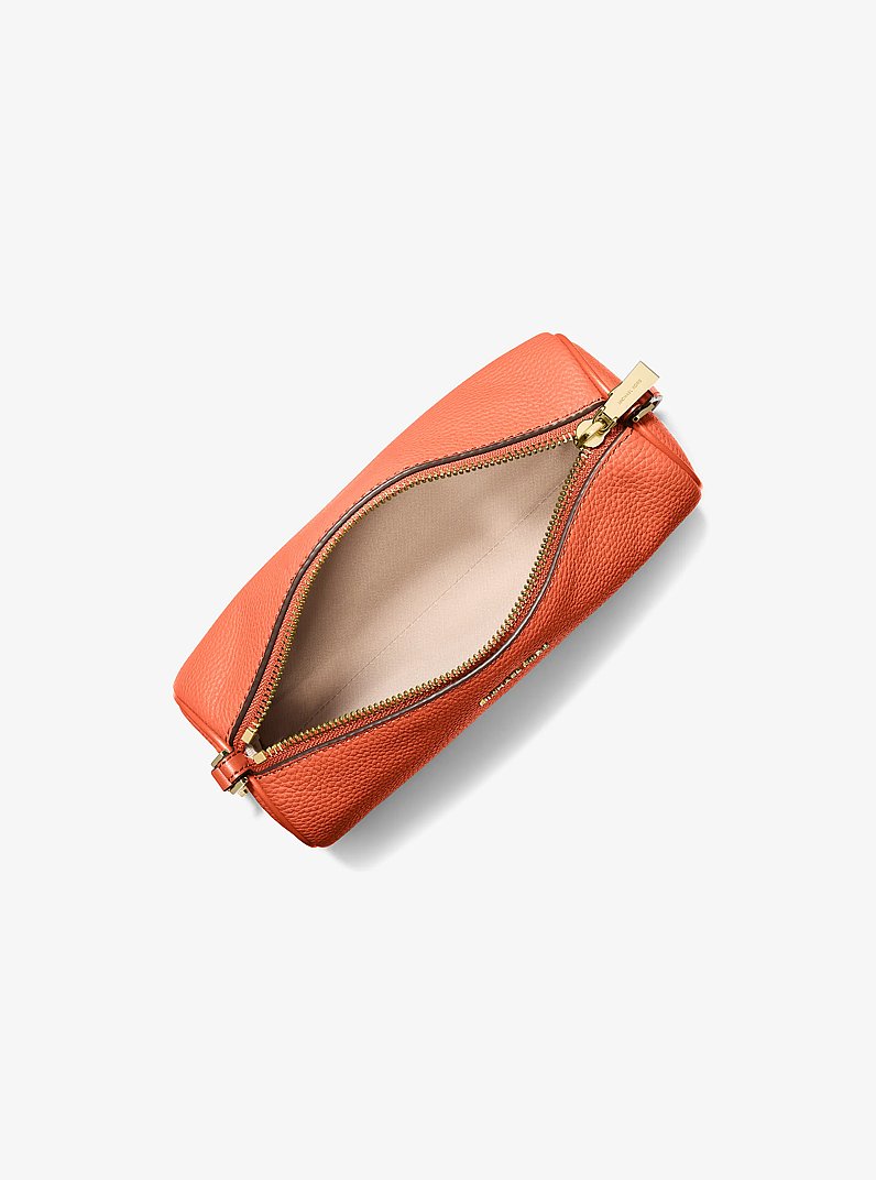Izzy Small Pebbled Leather Barrel Pochette in MIMOSA | Michael Kors