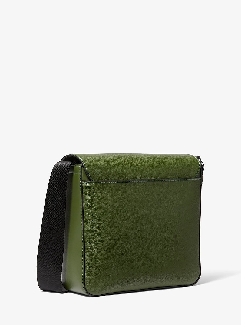 Cooper Leather Crossbody Bag in AMAZON GREEN | Michael Kors