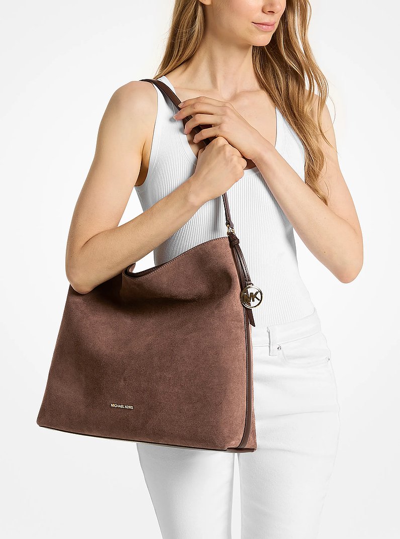 Sammy Large Hobo Shoulder Bag in NUTMEG | Michael Kors