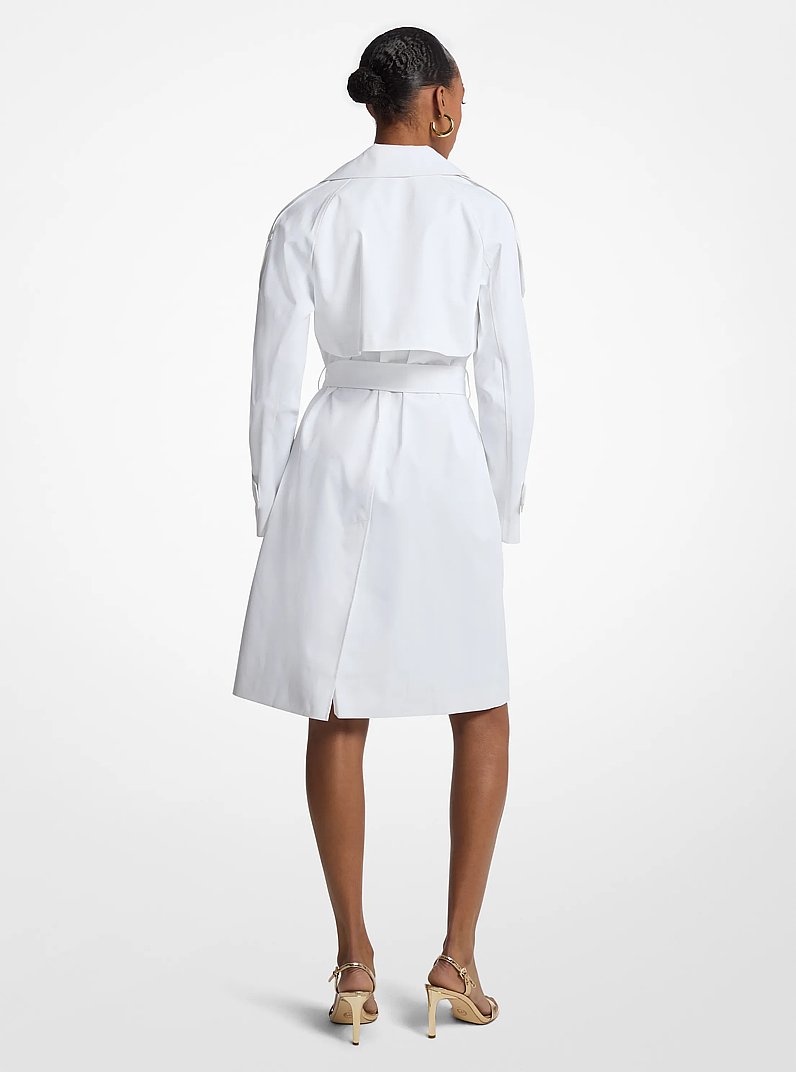 Gabardina con cintur&oacute;n in BLANCO | Michael Kors