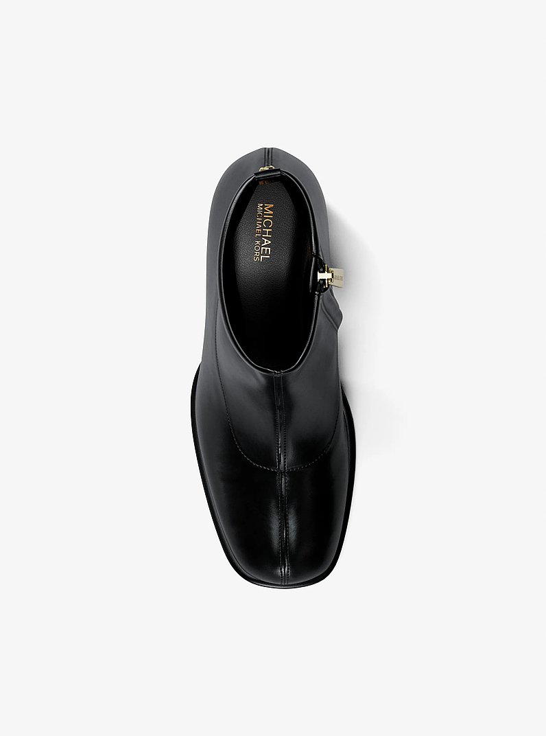 Vienna Block Heel Boot in BLACK | Michael Kors