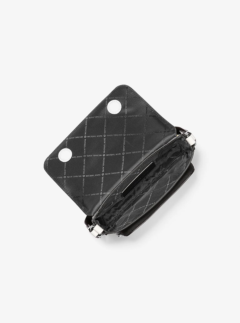 Bandolera Cooper de piel saffiano in BLANCO BRILLANTE | Michael Kors