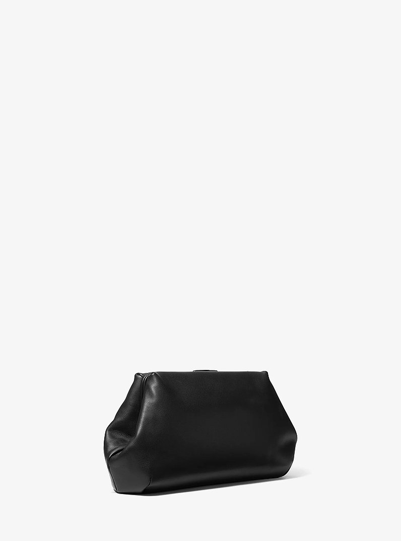 Bolso de mano Goldie grande de piel in NEGRO | Michael Kors