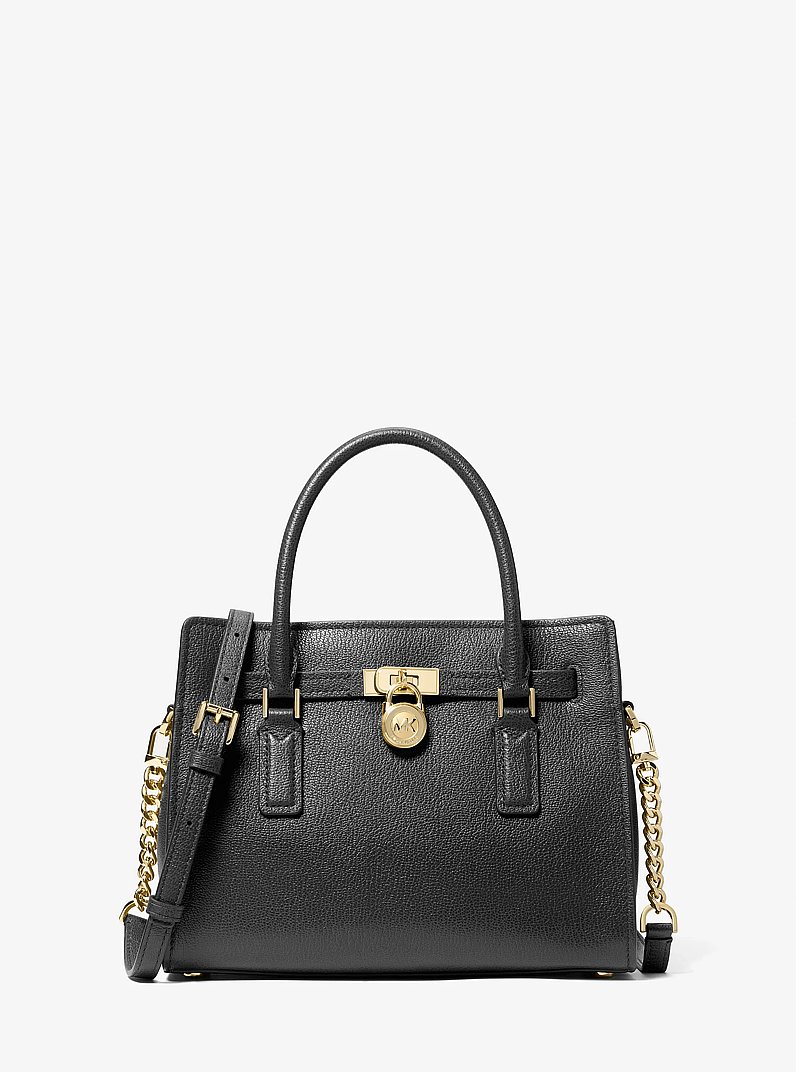 Umh&auml;ngetasche Hamilton Moderne Small aus Leder in SCHWARZ | Michael Kors