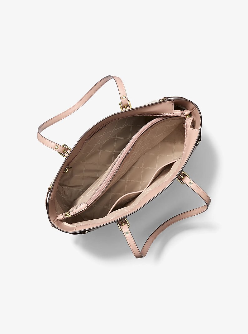 Sac fourre-tout Voyager de taille moyenne &agrave; blocs de couleurs et &agrave; logo in BALLET MULTI | Michael Kors