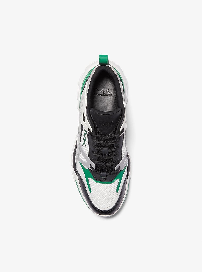 Nick Leather and Mesh Trainer