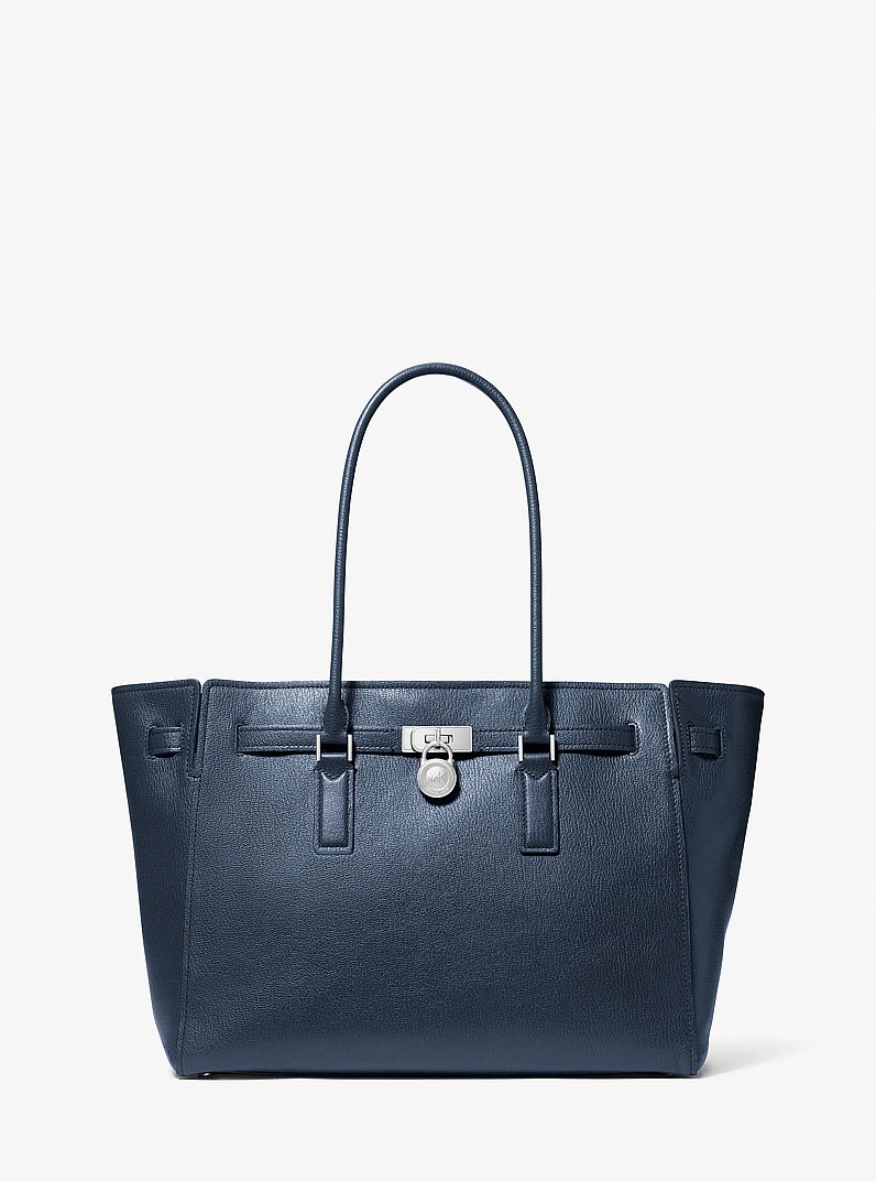 Bolso tote Hamilton Moderne grande de piel in VESTIDO AZUL | Michael Kors