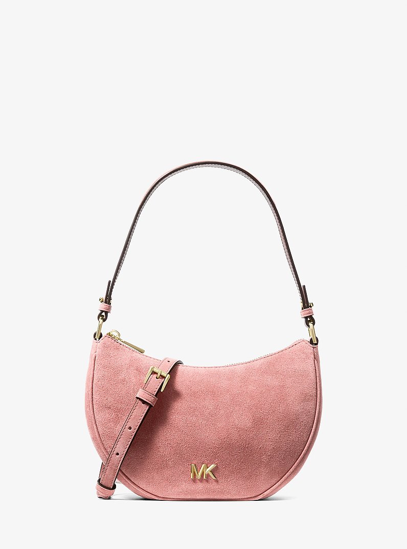 Pochette convertible Kyla peque&ntilde;o de gamuza in PRIMROSE | Michael Kors