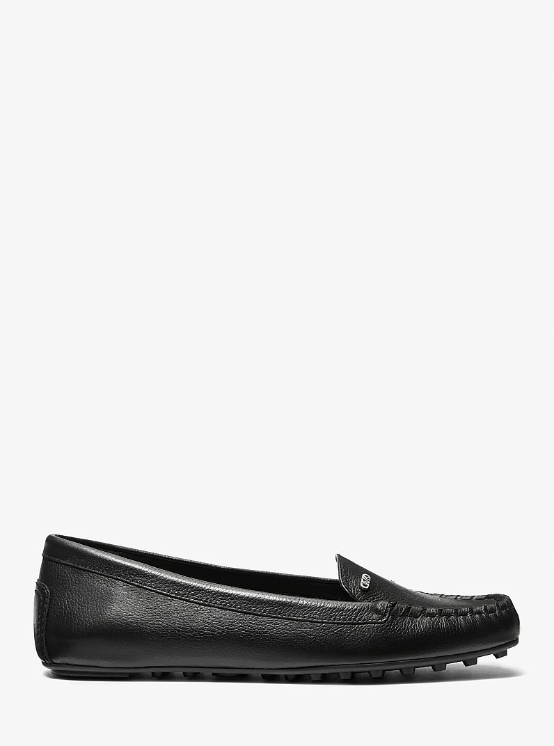 Eve Leather Moccasin in BLACK | Michael Kors