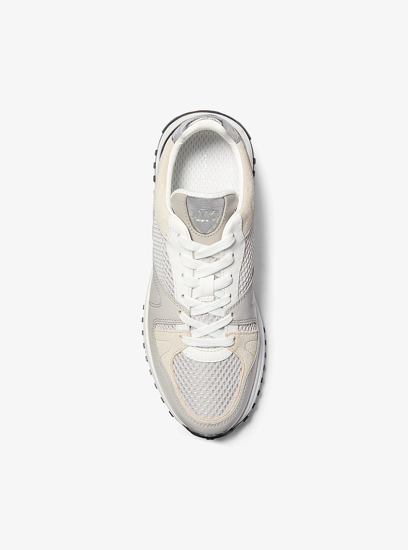 Basket Jaime en mati&egrave;res mixtes in GRIS PERLE MULTI | Michael Kors