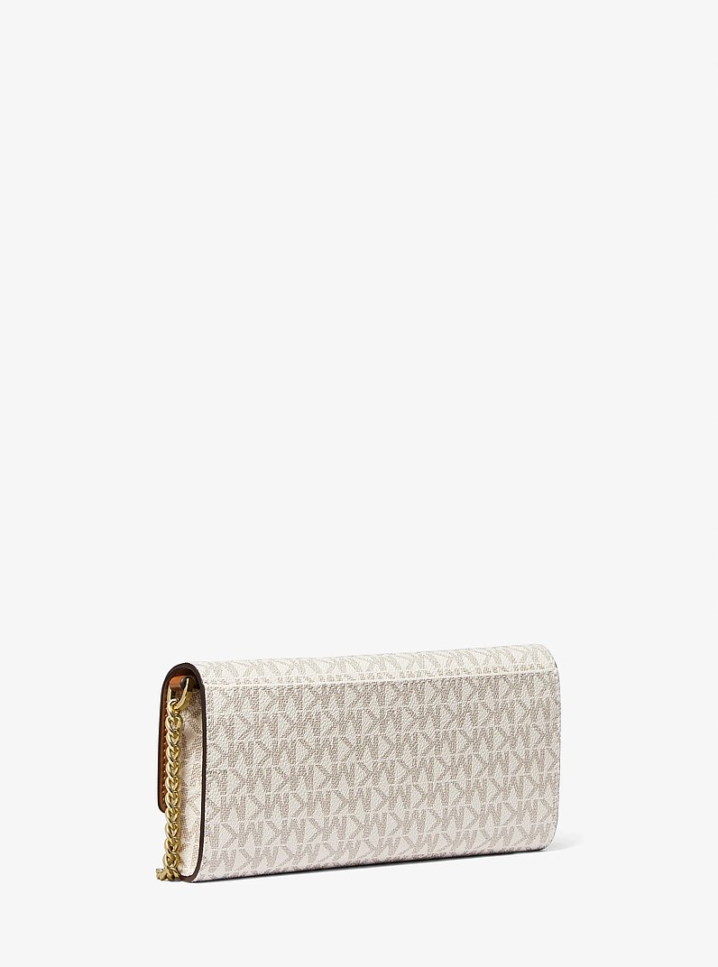 Sac &agrave; bandouli&egrave;re convertible Jet Set&nbsp;2-en-1 de taille moyenne &agrave; logo in VANILLE/NOISETTE | Michael Kors