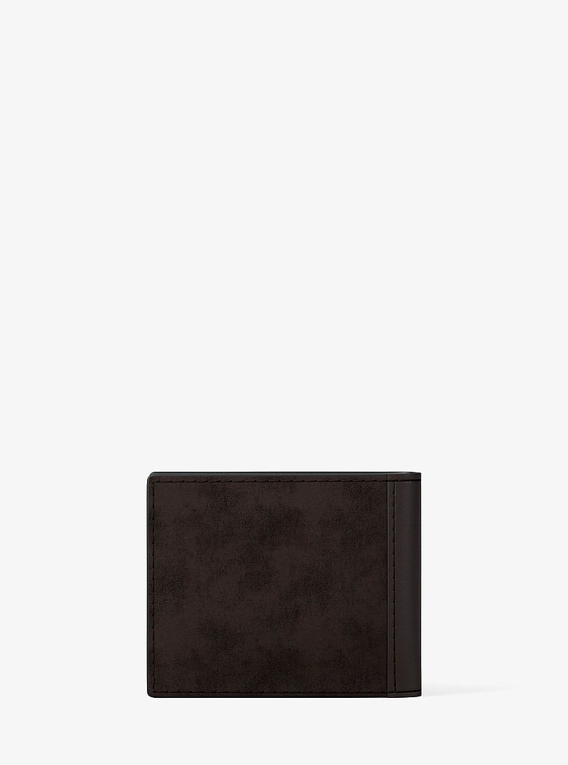 Portafoglio a libro Mason in pelle scamosciata in CIOCCOLATO | Michael Kors