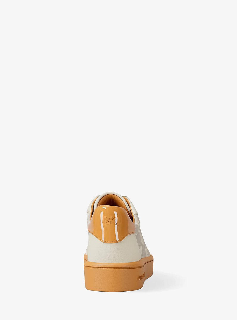 Scotty Logo Jacquard Sneaker in HONEYWHEAT | Michael Kors