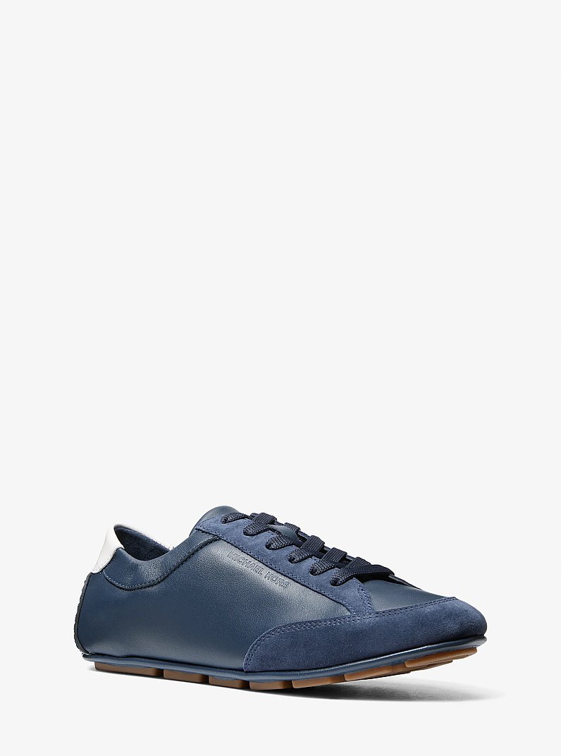Susie Leather Trainer in NAVY | Michael Kors