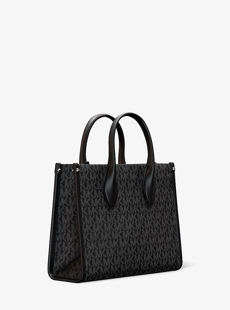 Mirella Small Signature Logo Crossbody Bag in BLACK | Michael Kors
