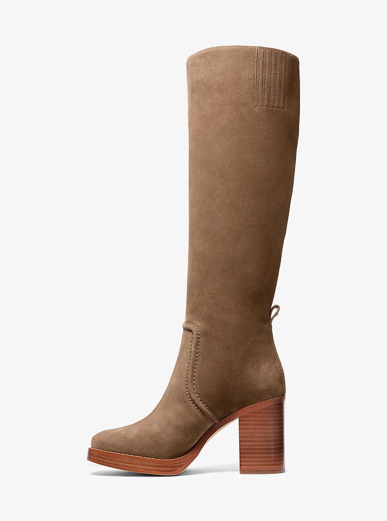 Hayden Suede Boot in DRIFTWOOD | Michael Kors