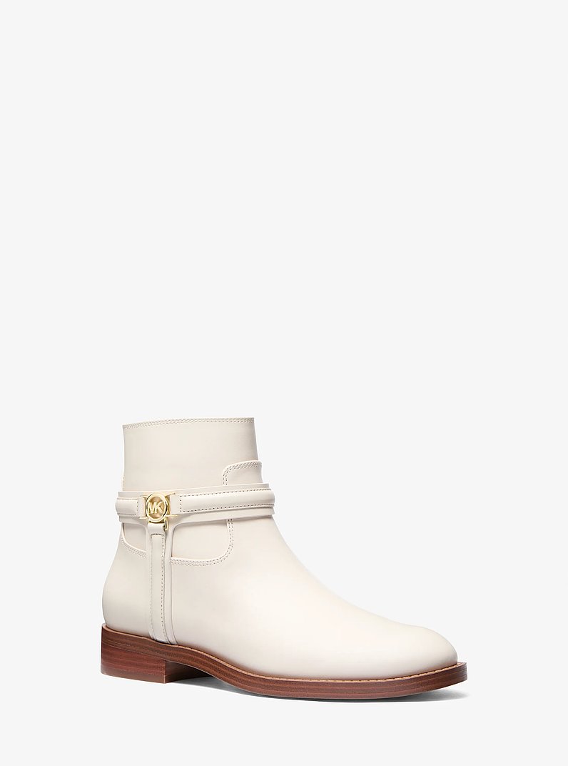 Botte Mindy en cuir in CR&Egrave;ME L&Eacute;GER | Michael Kors