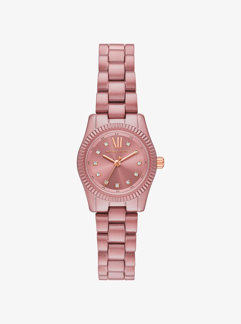 Limited-Edition Petite Lexington Pink-Tone Watch in SMOKEY ROSE | Michael Kors