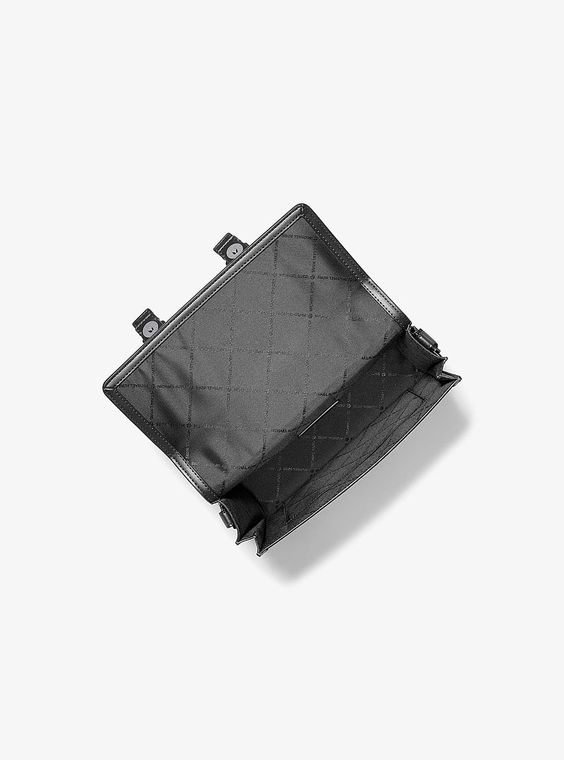 Sac &agrave; bandouli&egrave;re mallette Cooper &agrave; logo Signature in BLANC &Eacute;CLATANT | Michael Kors