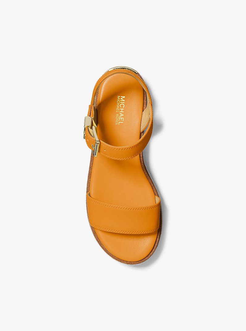 Sandale compens&eacute;e Richie in ORANGE POP | Michael Kors