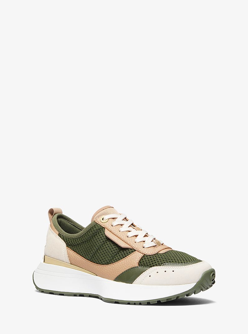 Zapatilla Flynn de malla y piel