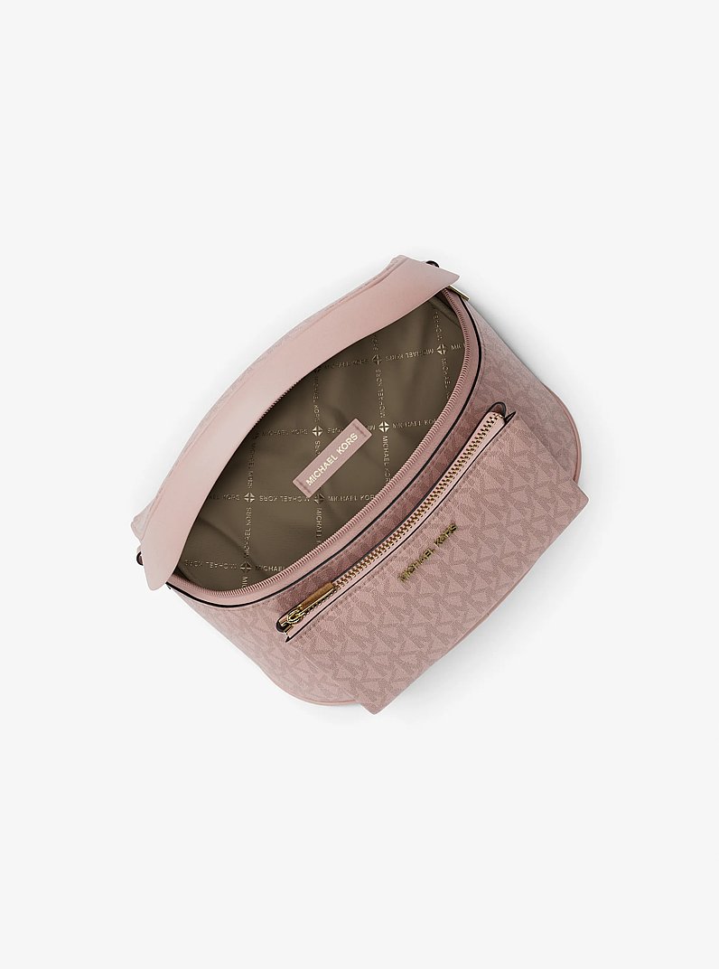 Slater Medium Signature Logo Sling Pack in POWDER BLUSH | Michael Kors