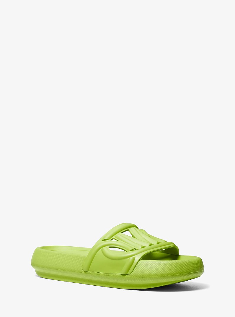 Splash Scuba Slide Sandal in PEAR | Michael Kors