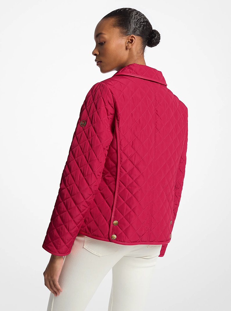 Quilted Jacket in DARKRASPBERRY | Michael Kors