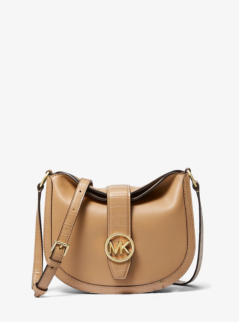 Gabby Small Hobo Crossbody Bag in CAMEL | Michael Kors
