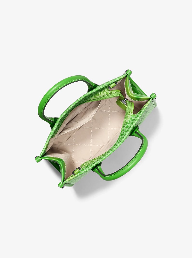 Mirella Small Ombré Signature Logo Crossbody Bag in JUNGLE - Sale