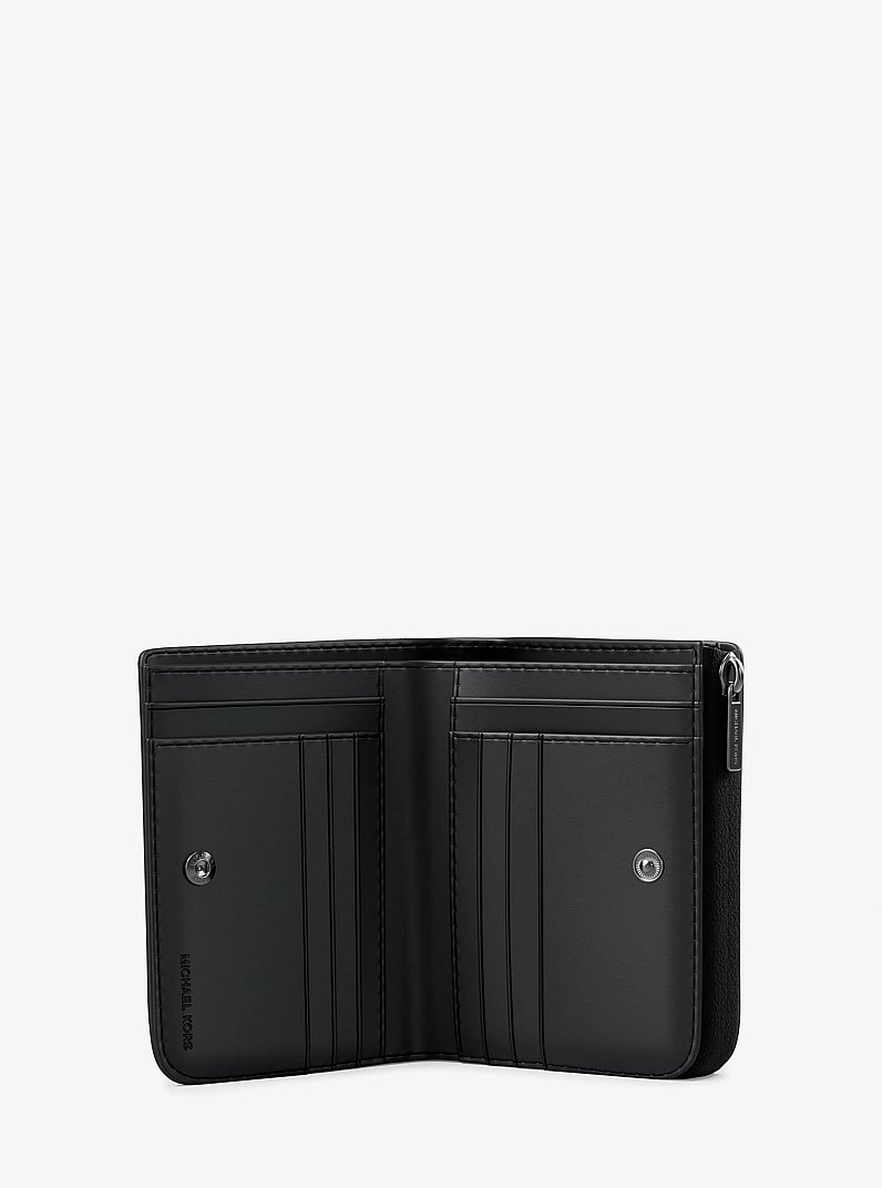 Cooper Saffiano Leather Folio Wallet in BLACK | Michael Kors