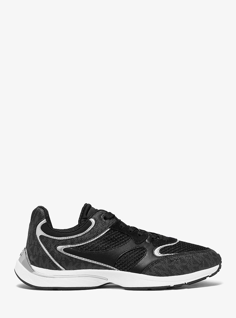 Zapatilla Riley de varios materiales in NEGRO | Michael Kors