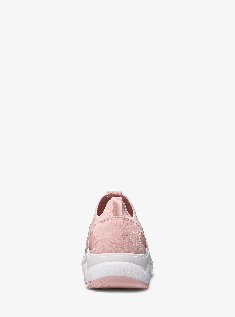 Sneaker Sami in maglia stretch in ROSA FUM&Eacute; | Michael Kors