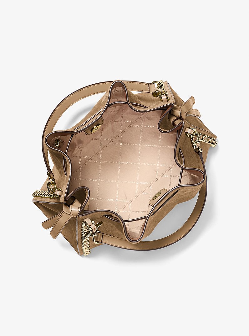 Bolso de hombro Mina grande con cadena in CAMEL | Michael Kors