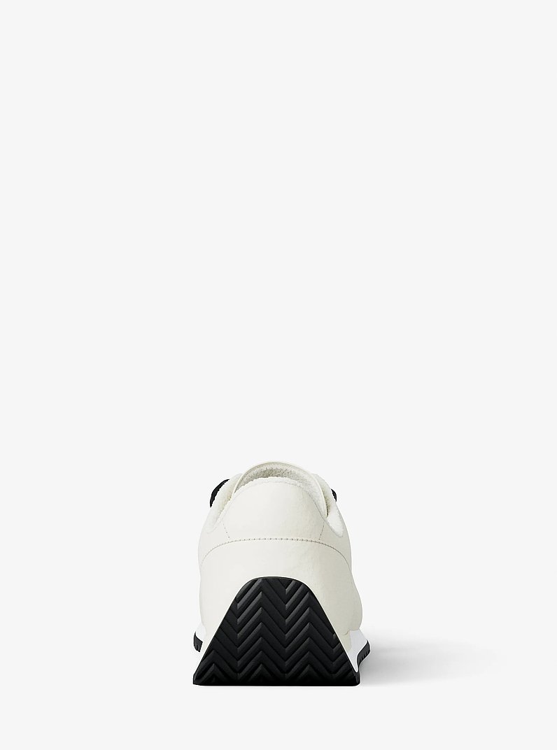 Rhodes Floral Embellished Trainer in EGGSHELL | Michael Kors