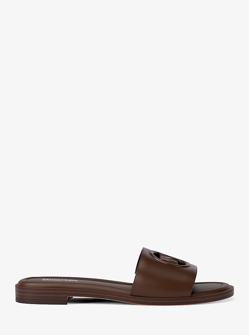 Carissa Slide Sandal in NUTMEG | Michael Kors