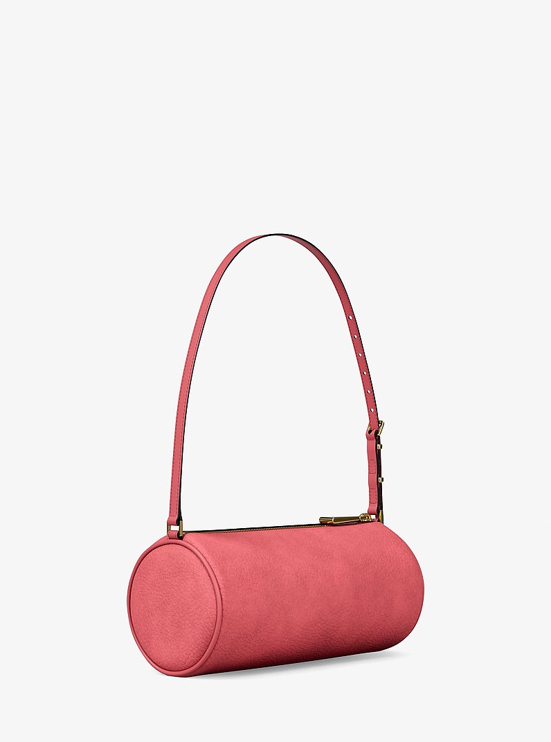 Zylindrische Pochette Izzy Small aus Nubuk in LT BRY SBT | Michael Kors