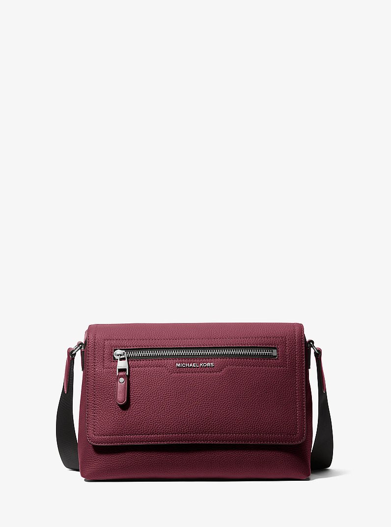 Petit sac messager Hudson en cuir grain&eacute; in M&Ucirc;RE | Michael Kors