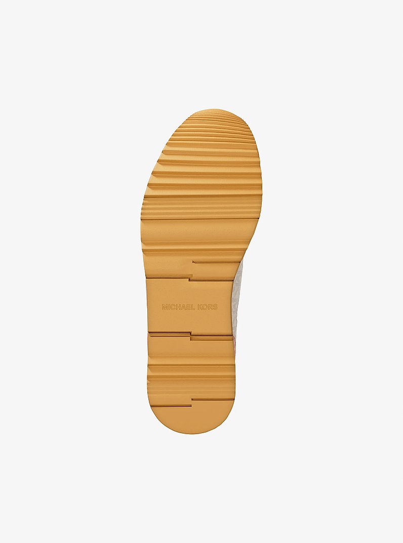 Andi Mixed-Media Trainer in PWD BLSH MLT | Michael Kors