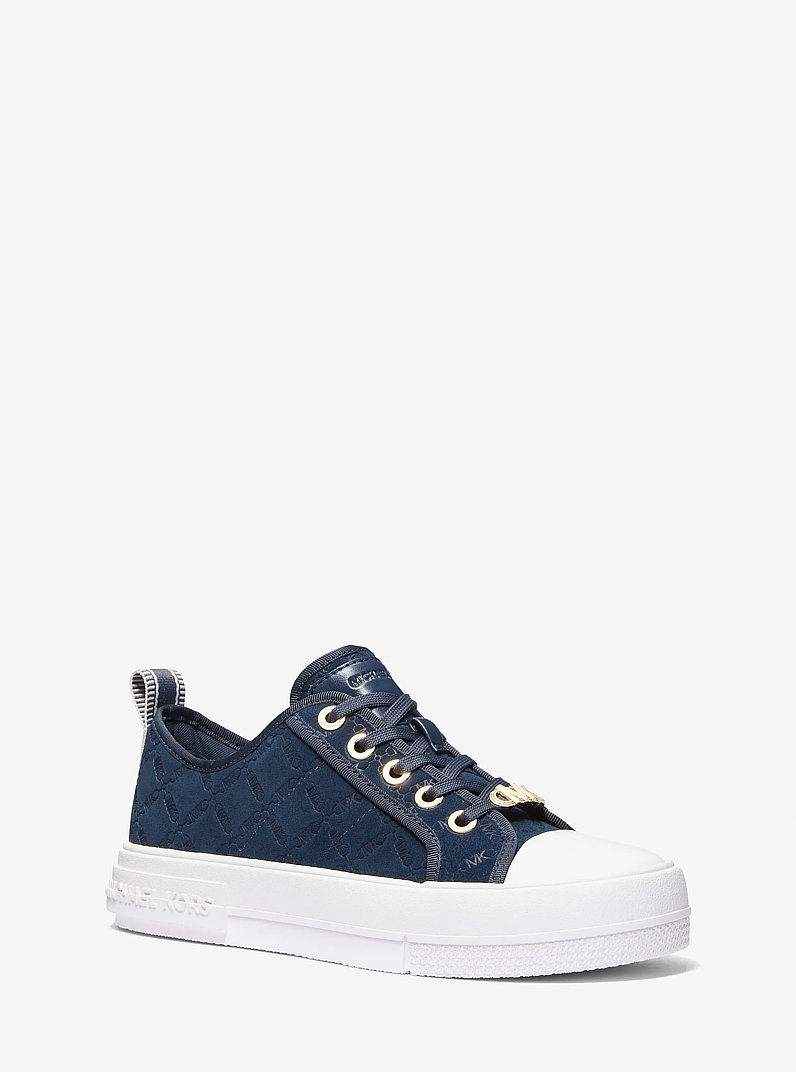 Zapatilla Evy de ante con logotipo imperio en relieve