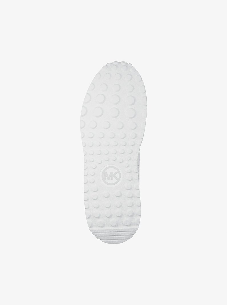 Dax Mixed-Media Trainer in BRIGHT WHT | Michael Kors