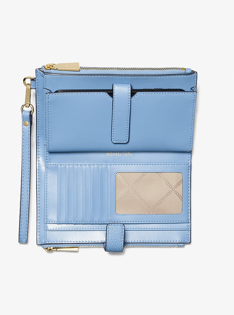 Adele Pebbled Leather Smartphone Wallet